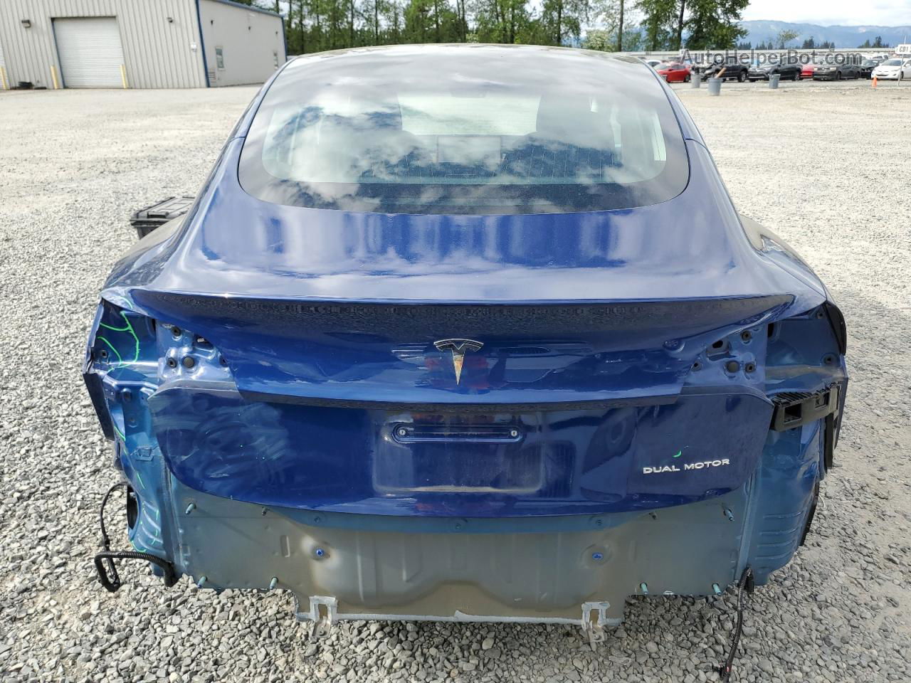 2019 Tesla Model 3  Blue vin: 5YJ3E1EB1KF497210