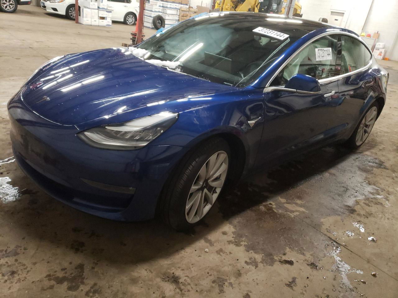 2020 Tesla Model 3  Blue vin: 5YJ3E1EB1LF589001