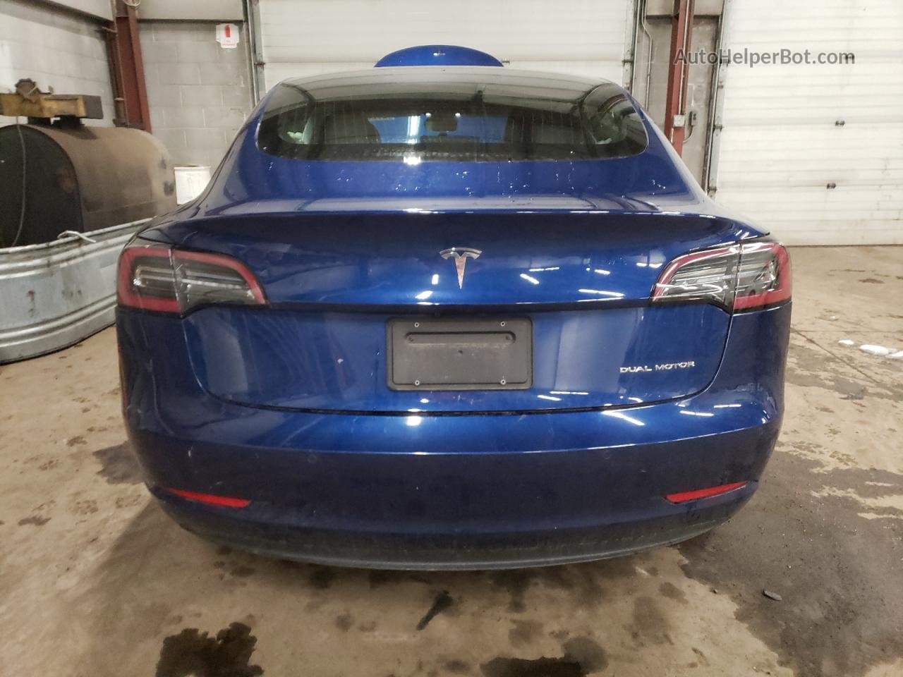 2020 Tesla Model 3  Blue vin: 5YJ3E1EB1LF589001