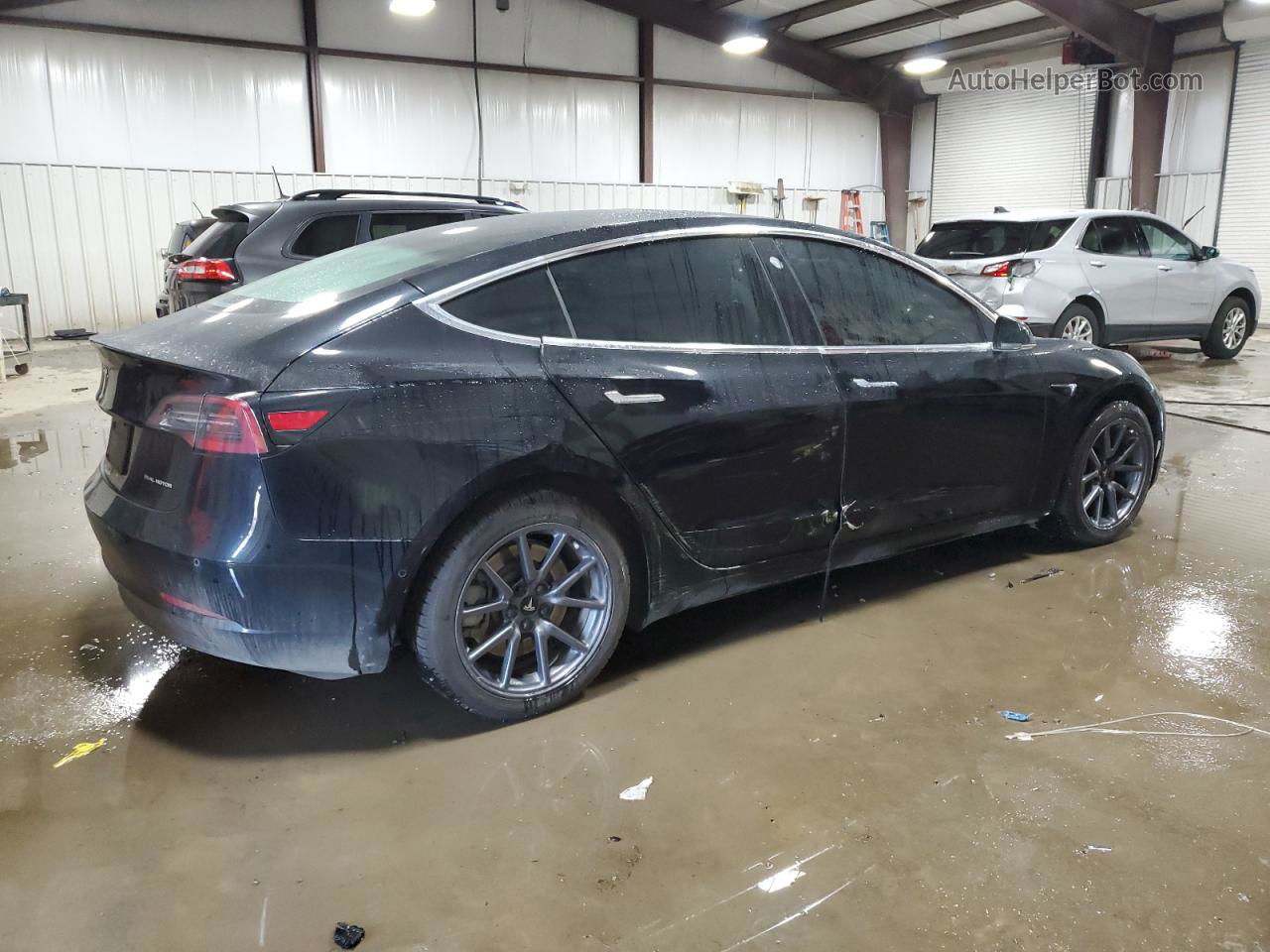 2020 Tesla Model 3  Black vin: 5YJ3E1EB1LF600160