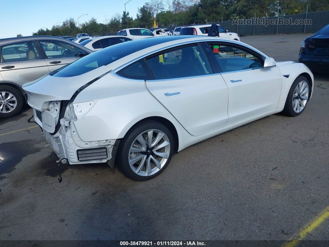 2020 Tesla Model 3 Long Range Dual Motor All-wheel Drive White vin: 5YJ3E1EB1LF621736