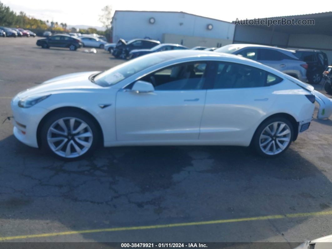 2020 Tesla Model 3 Long Range Dual Motor All-wheel Drive White vin: 5YJ3E1EB1LF621736