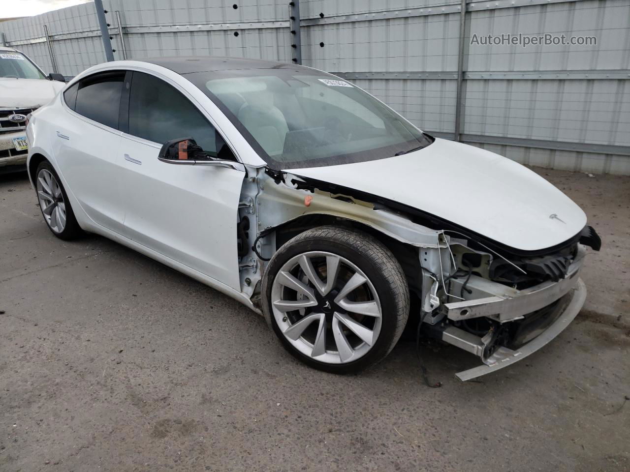 2020 Tesla Model 3  Белый vin: 5YJ3E1EB1LF622725