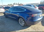 2020 Tesla Model 3 Long Range Dual Motor All-wheel Drive Blue vin: 5YJ3E1EB1LF626631