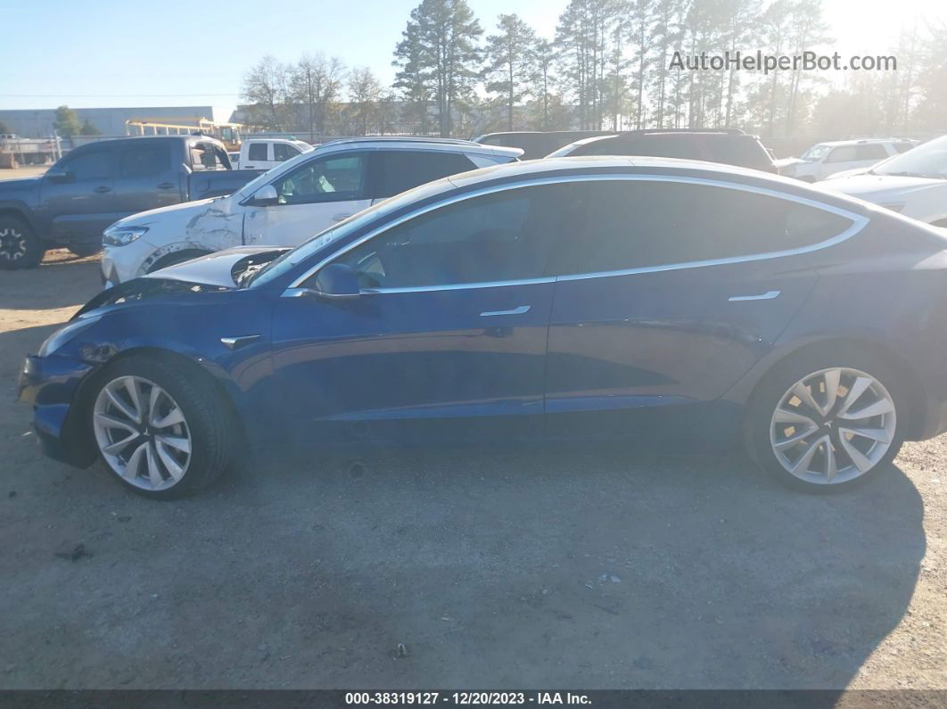 2020 Tesla Model 3 Long Range Dual Motor All-wheel Drive Blue vin: 5YJ3E1EB1LF626631