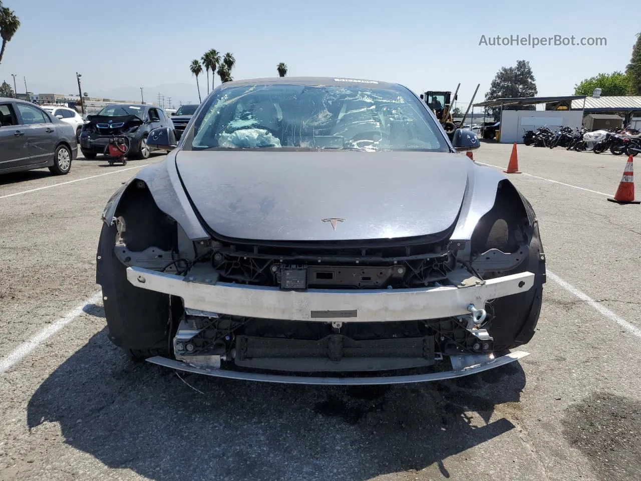 2020 Tesla Model 3  Silver vin: 5YJ3E1EB1LF639119