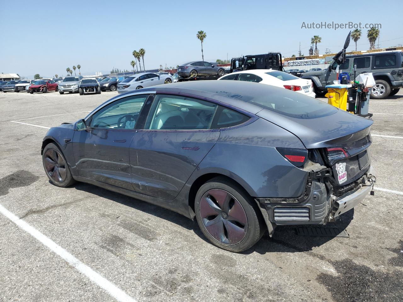 2020 Tesla Model 3  Silver vin: 5YJ3E1EB1LF639119