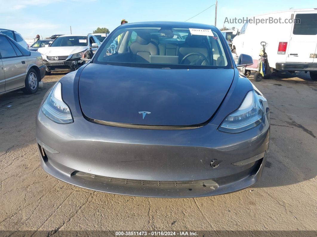 2020 Tesla Model 3 Long Range Dual Motor All-wheel Drive Gray vin: 5YJ3E1EB1LF649598