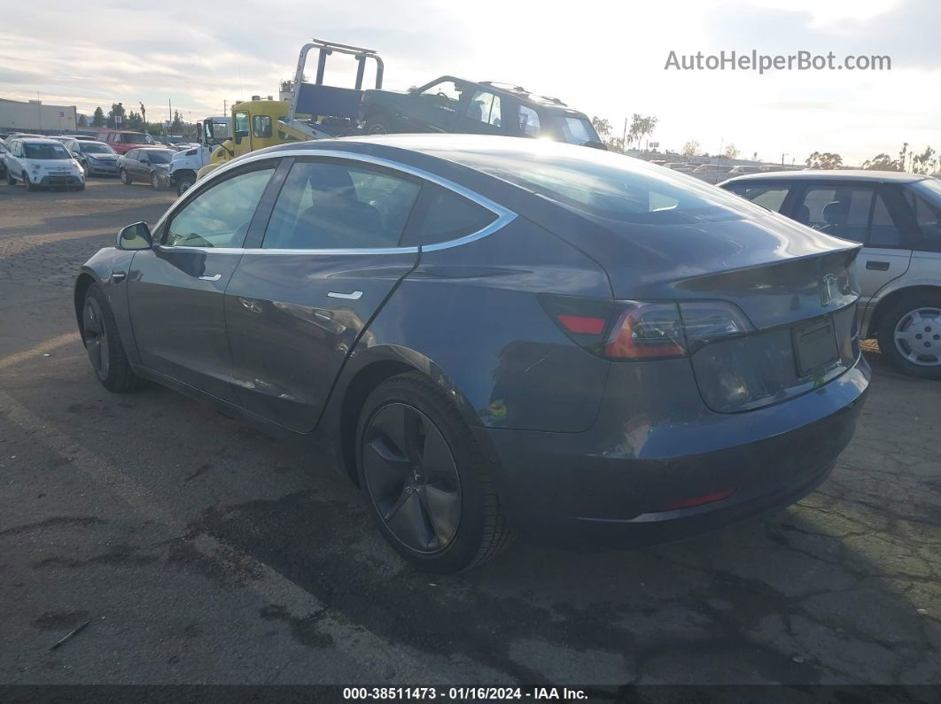 2020 Tesla Model 3 Long Range Dual Motor All-wheel Drive Gray vin: 5YJ3E1EB1LF649598