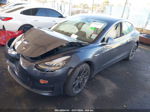 2020 Tesla Model 3 Long Range Dual Motor All-wheel Drive Gray vin: 5YJ3E1EB1LF651335