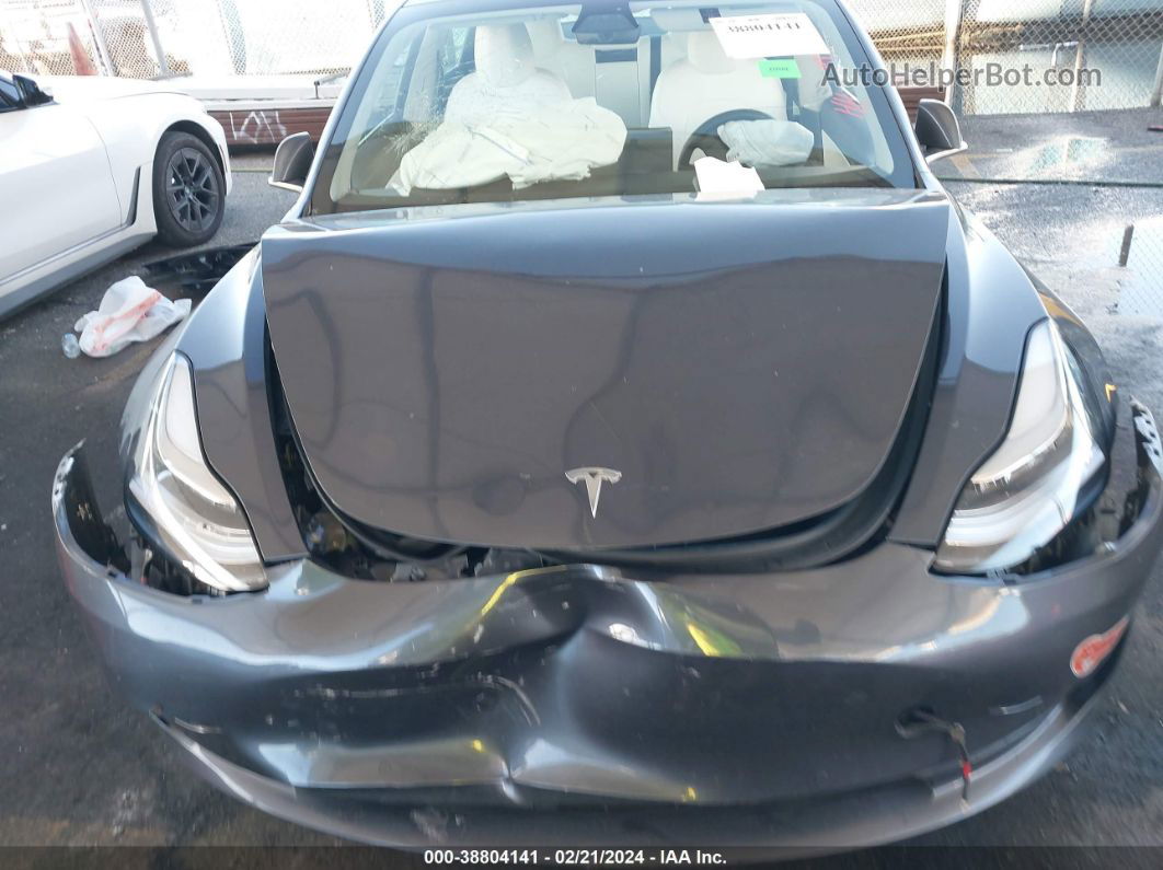 2020 Tesla Model 3 Long Range Dual Motor All-wheel Drive Gray vin: 5YJ3E1EB1LF651335