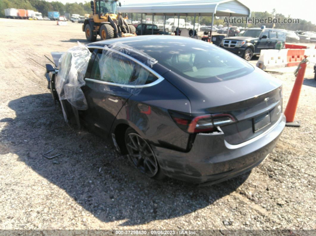 2020 Tesla Model 3 Long Range Black vin: 5YJ3E1EB1LF663324