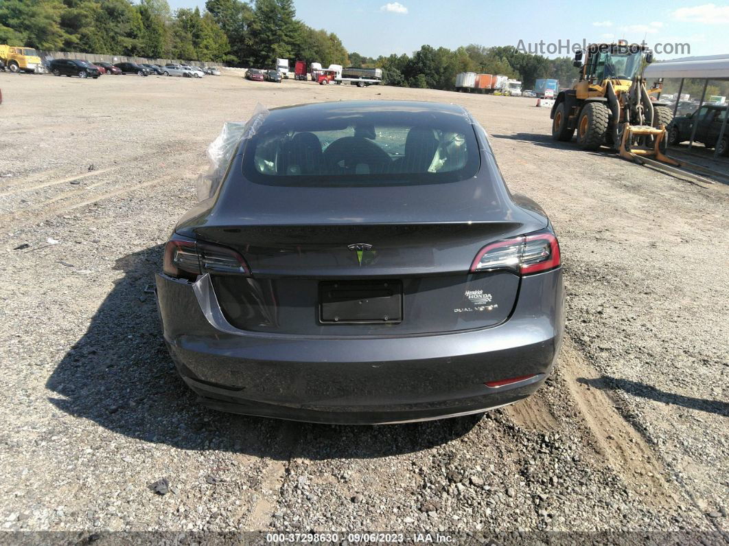 2020 Tesla Model 3 Long Range Black vin: 5YJ3E1EB1LF663324