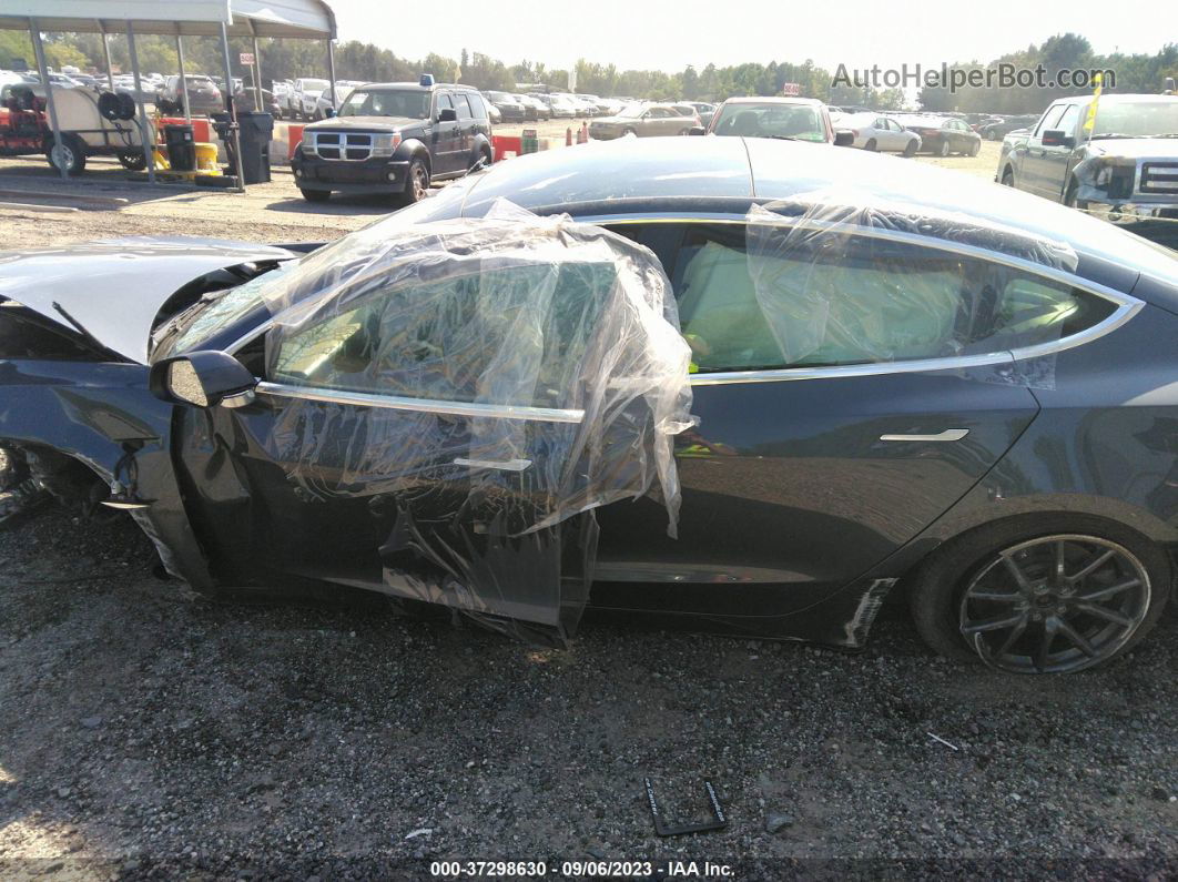 2020 Tesla Model 3 Long Range Black vin: 5YJ3E1EB1LF663324