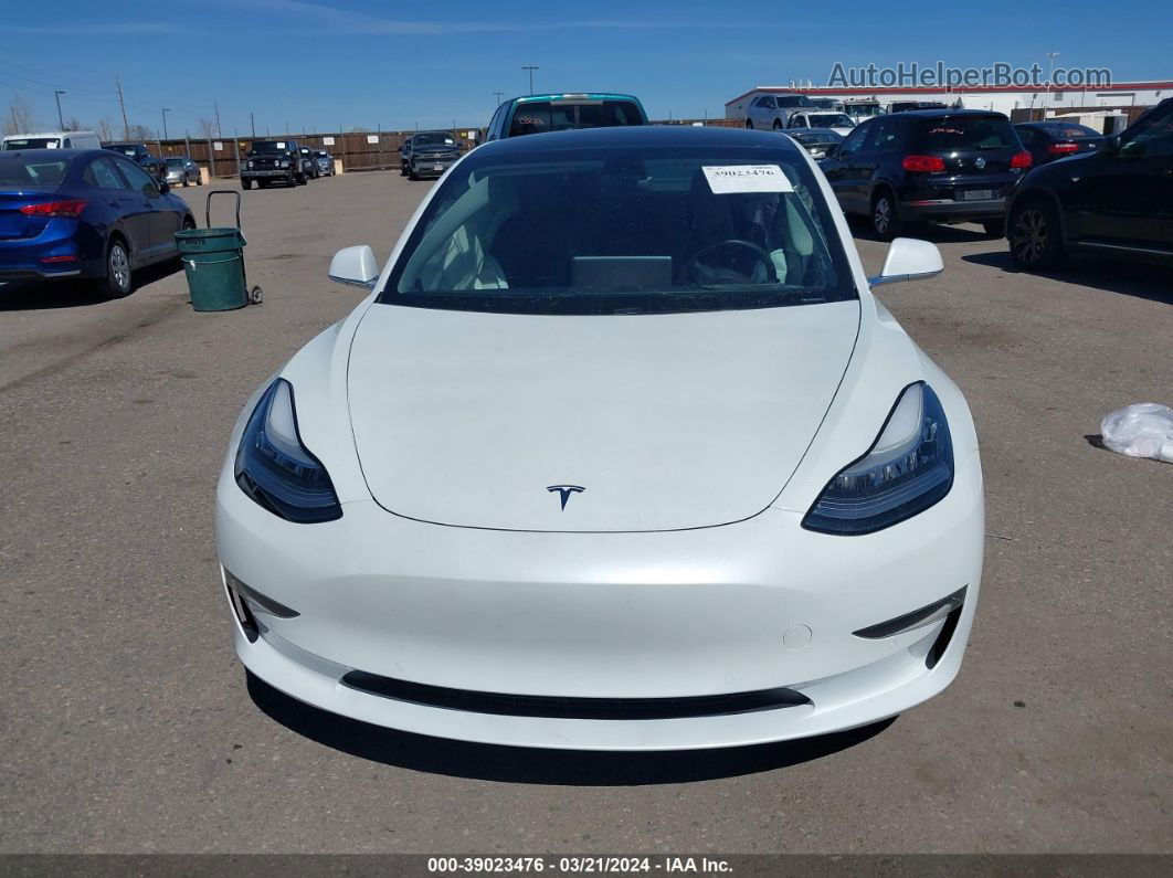 2020 Tesla Model 3 Long Range Dual Motor All-wheel Drive White vin: 5YJ3E1EB1LF667714