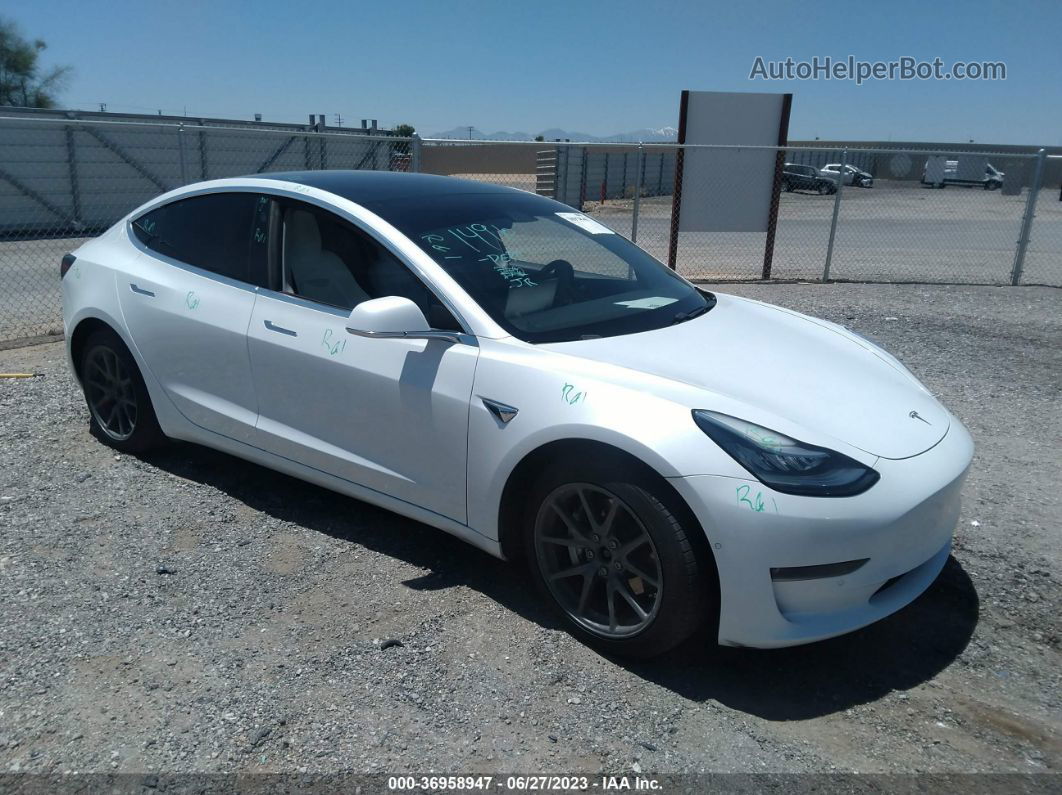 2020 Tesla Model 3 Long Range Белый vin: 5YJ3E1EB1LF720248