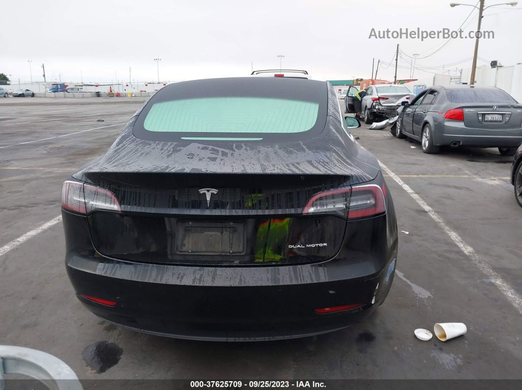 2020 Tesla Model 3 Long Range Черный vin: 5YJ3E1EB1LF742119