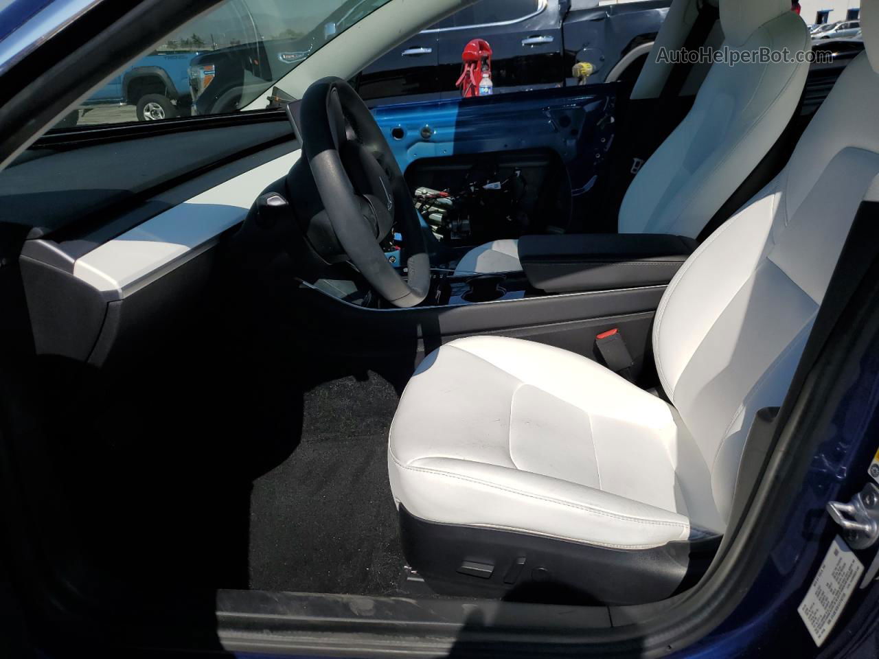 2020 Tesla Model 3  Blue vin: 5YJ3E1EB1LF742735