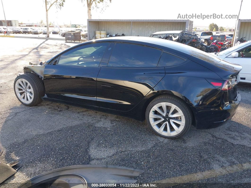 2021 Tesla Model 3 Long Range Dual Motor All-wheel Drive Black vin: 5YJ3E1EB1MF010106