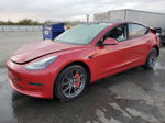 2021 Tesla Model 3  Red vin: 5YJ3E1EB1MF020151