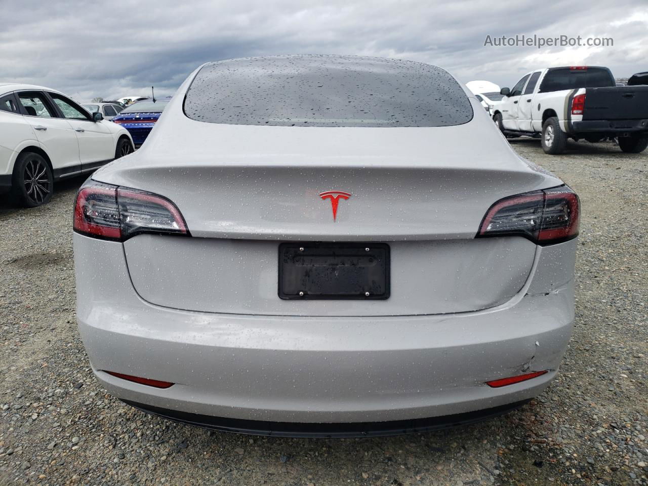 2021 Tesla Model 3  Gray vin: 5YJ3E1EB1MF024264