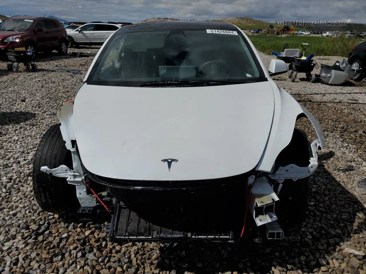 2021 Tesla Model 3  Белый vin: 5YJ3E1EB1MF054994