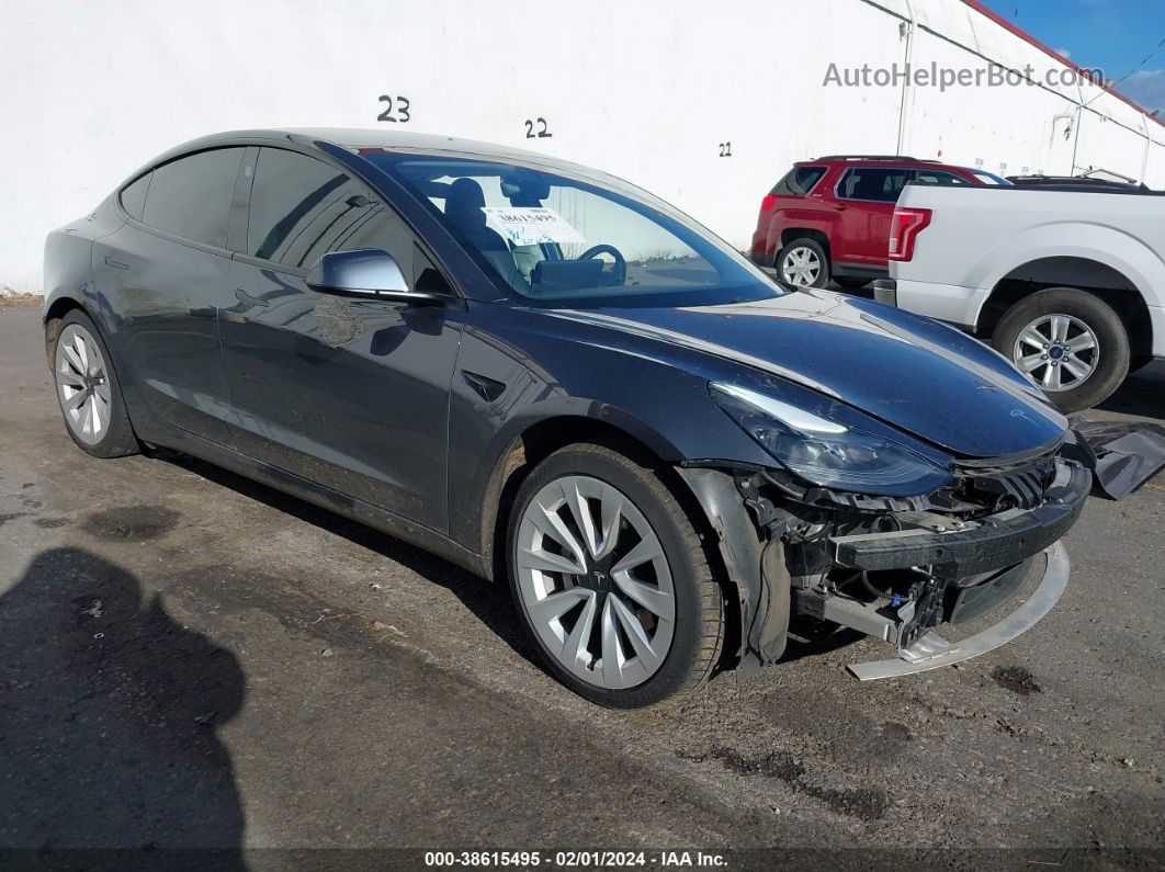 2021 Tesla Model 3 Long Range Dual Motor All-wheel Drive Серый vin: 5YJ3E1EB1MF071892