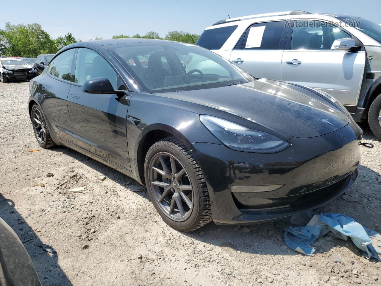 2021 Tesla Model 3  Black vin: 5YJ3E1EB1MF903196