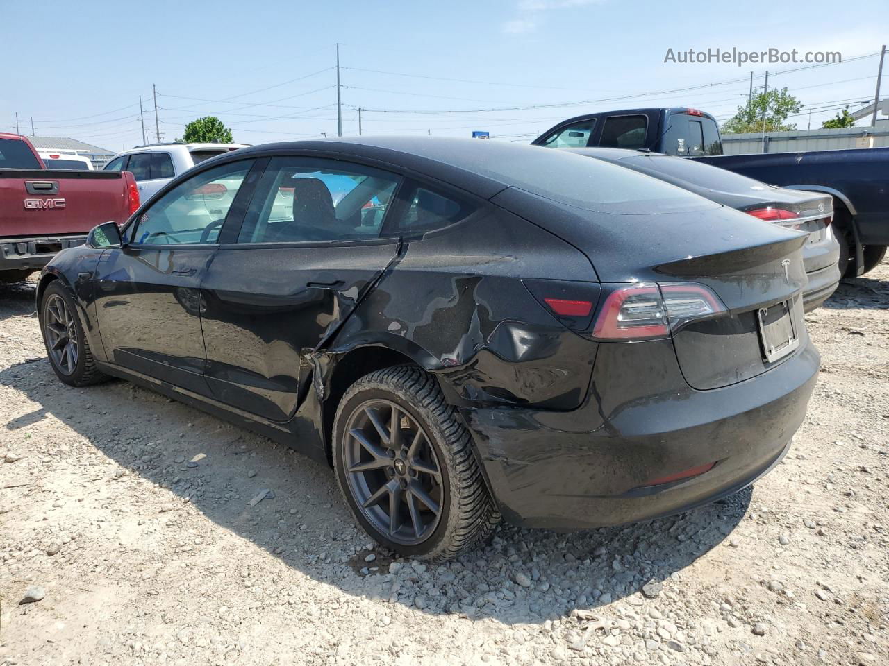 2021 Tesla Model 3  Black vin: 5YJ3E1EB1MF903196