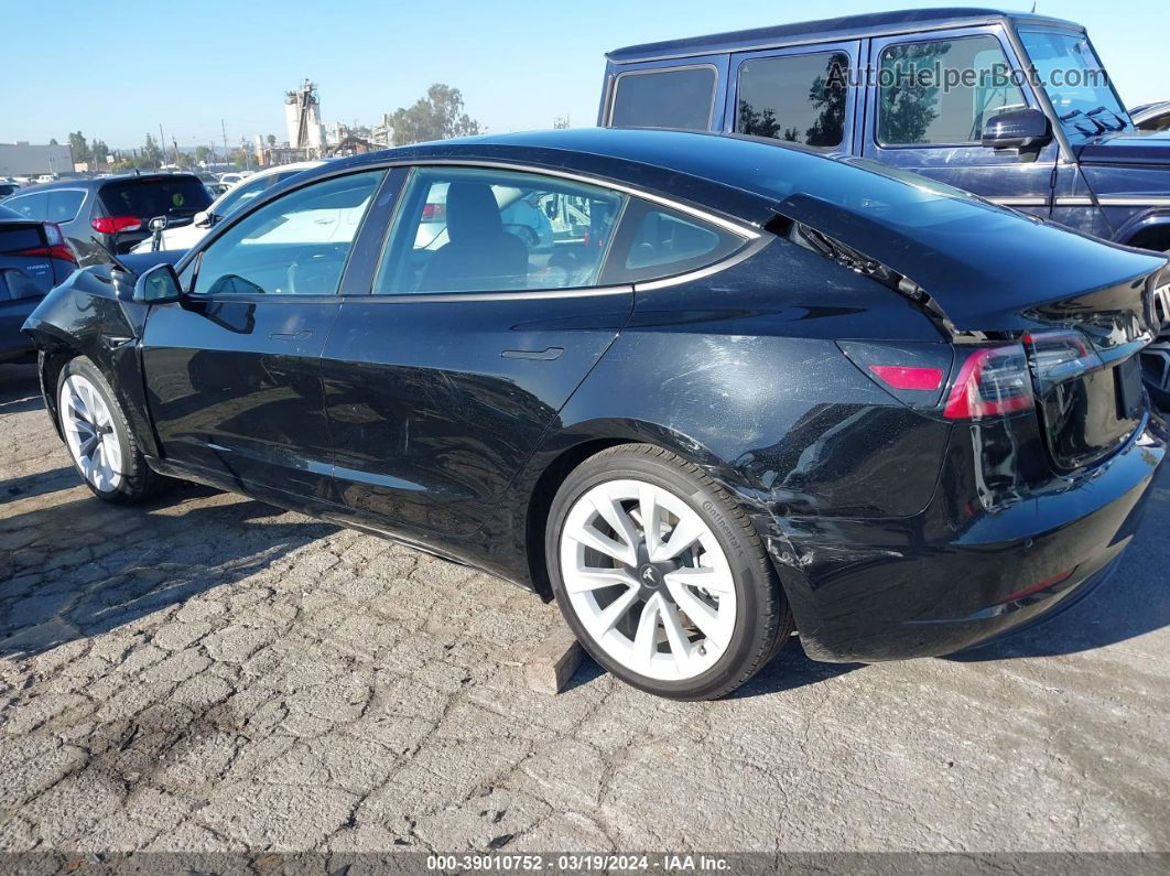 2021 Tesla Model 3 Long Range Dual Motor All-wheel Drive Black vin: 5YJ3E1EB1MF936599