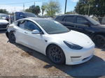 2021 Tesla Model 3 Long Range Dual Motor All-wheel Drive White vin: 5YJ3E1EB1MF960918