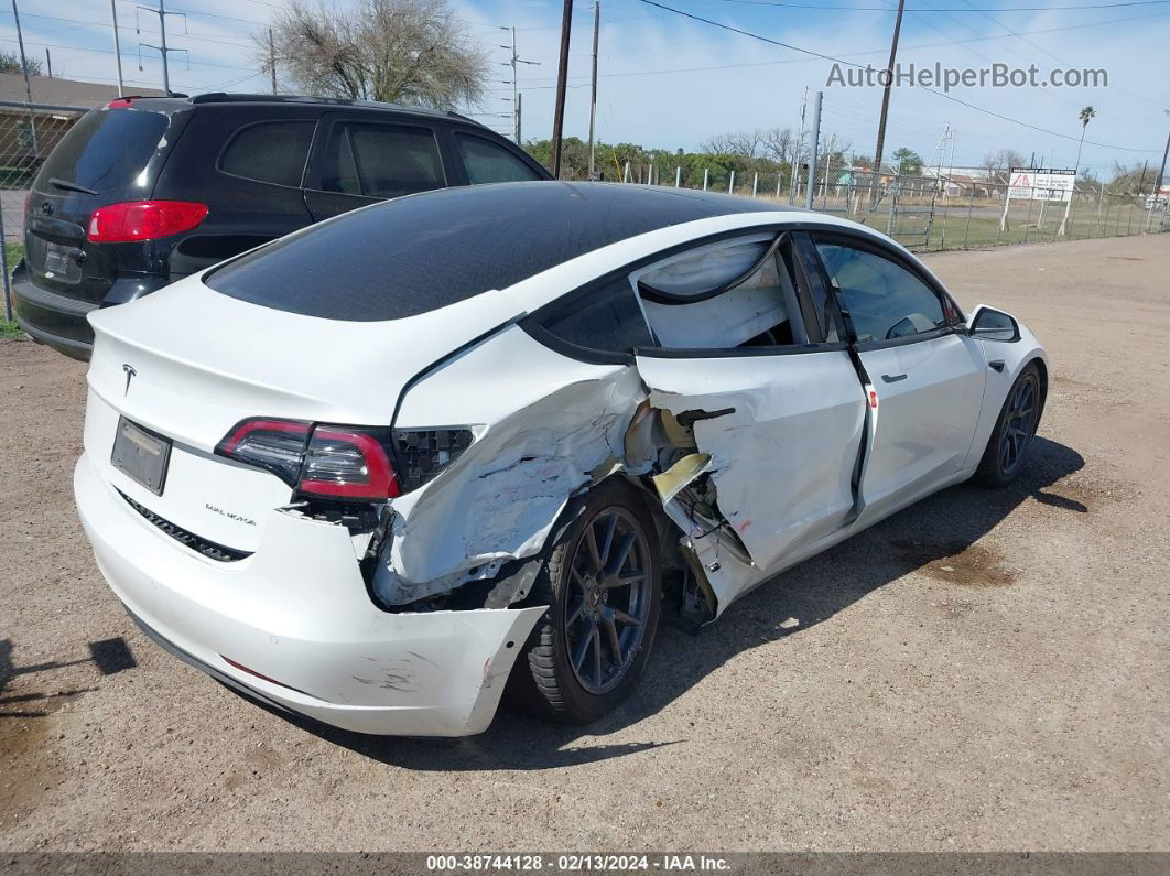 2021 Tesla Model 3 Long Range Dual Motor All-wheel Drive White vin: 5YJ3E1EB1MF960918