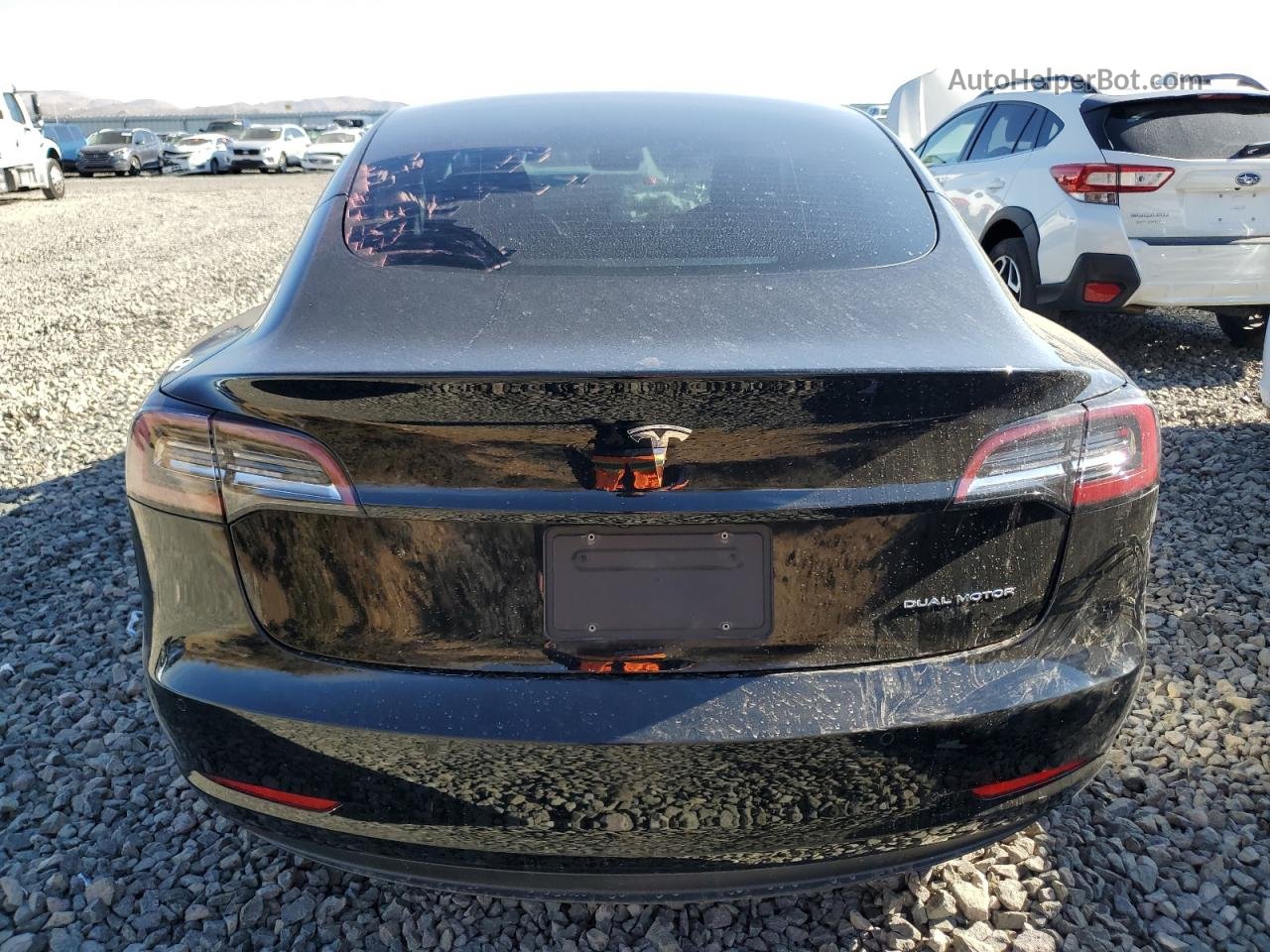 2022 Tesla Model 3  Черный vin: 5YJ3E1EB1NF123409