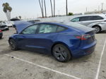2022 Tesla Model 3  Blue vin: 5YJ3E1EB1NF137665