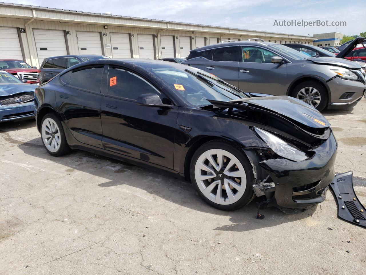 2022 Tesla Model 3  Black vin: 5YJ3E1EB1NF336053