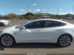 2018 Tesla Model 3 Long Range White vin: 5YJ3E1EB2JF083822