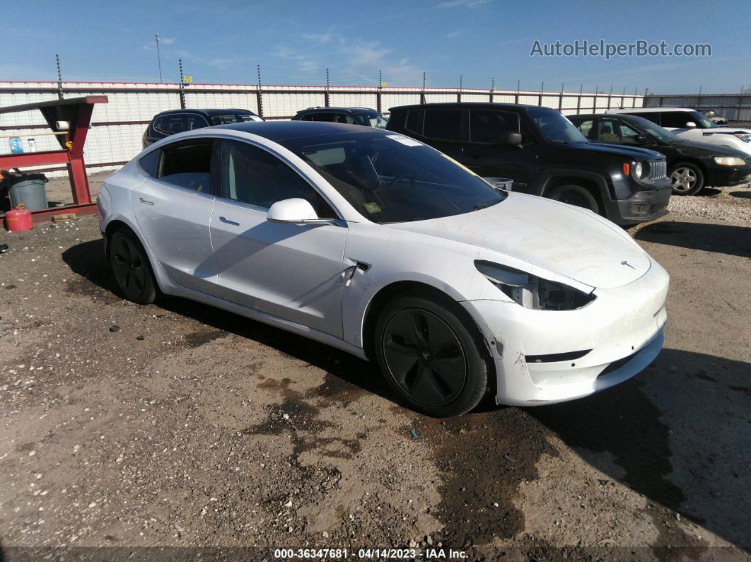 2018 Tesla Model 3 Long Range White vin: 5YJ3E1EB2JF088857