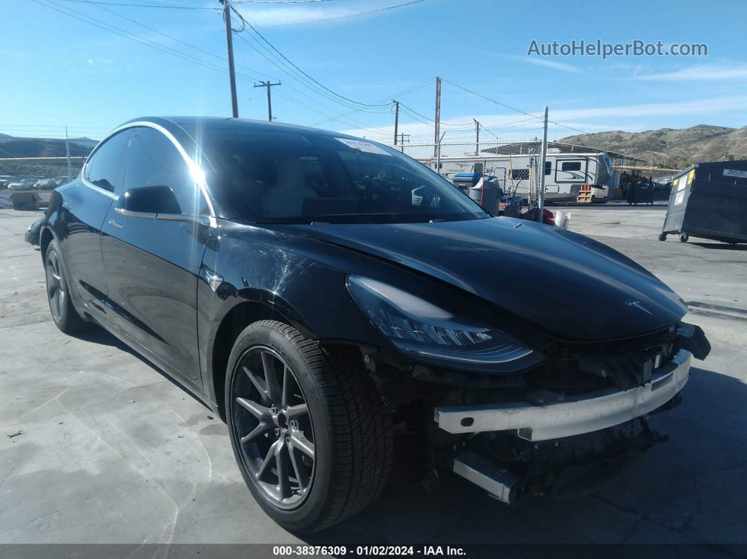 2018 Tesla Model 3 Long Range/performance Black vin: 5YJ3E1EB2JF099163