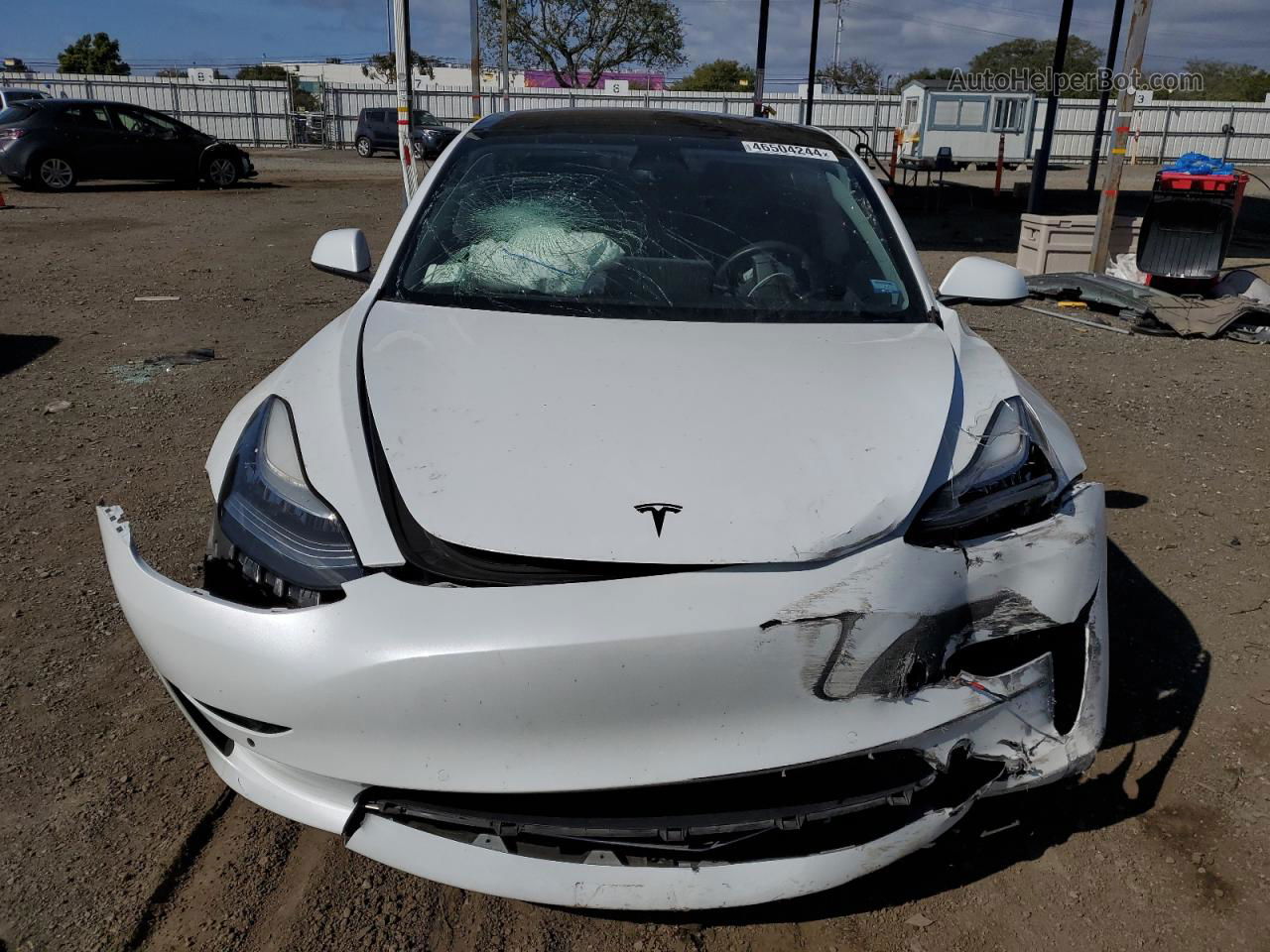 2018 Tesla Model 3  White vin: 5YJ3E1EB2JF112770