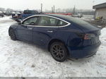 2018 Tesla Model 3 Long Range Blue vin: 5YJ3E1EB2JF115085