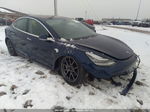 2018 Tesla Model 3 Long Range Blue vin: 5YJ3E1EB2JF115085