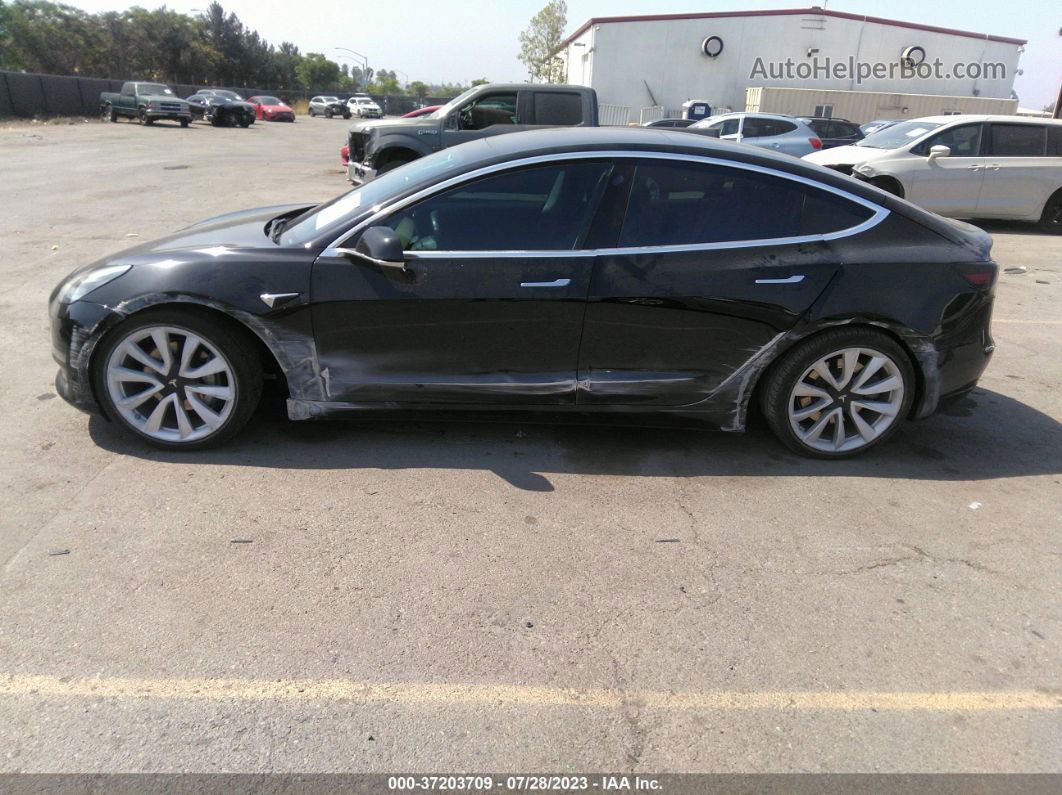 2018 Tesla Model 3 Long Range Black vin: 5YJ3E1EB2JF145249