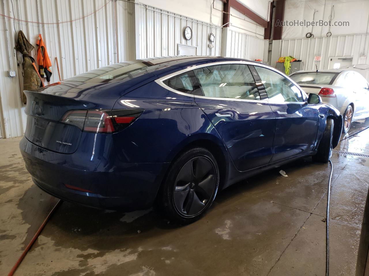 2018 Tesla Model 3  Blue vin: 5YJ3E1EB2JF150984