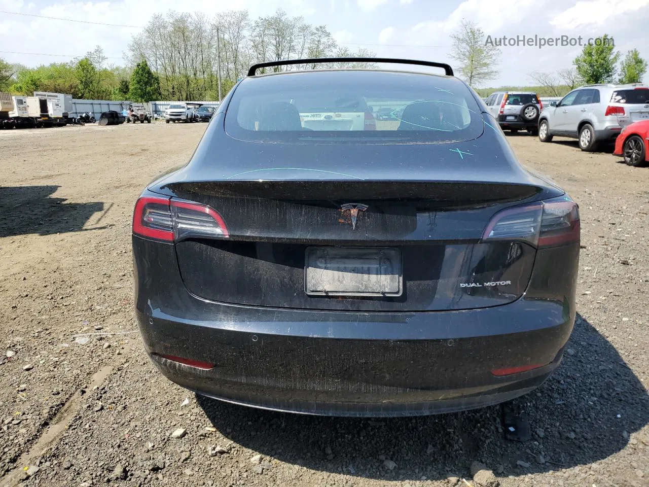 2019 Tesla Model 3  Black vin: 5YJ3E1EB2KF212000