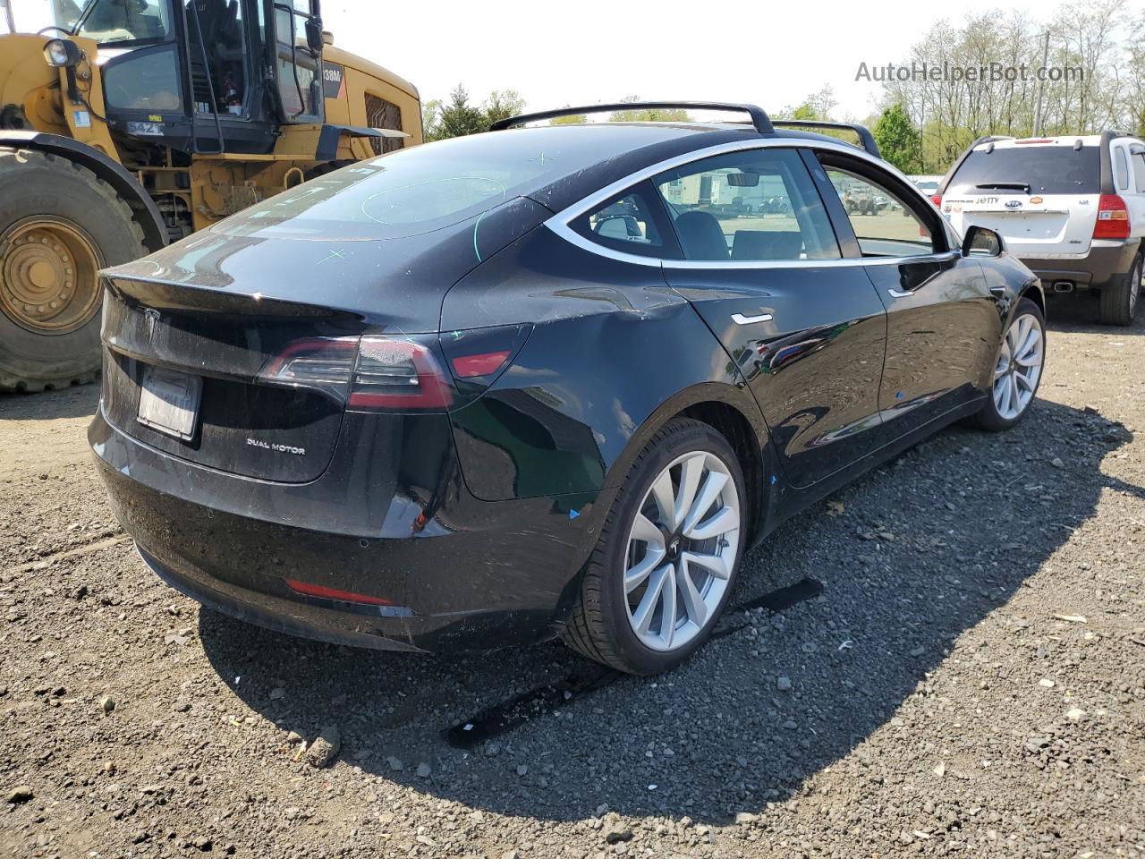 2019 Tesla Model 3  Black vin: 5YJ3E1EB2KF212000