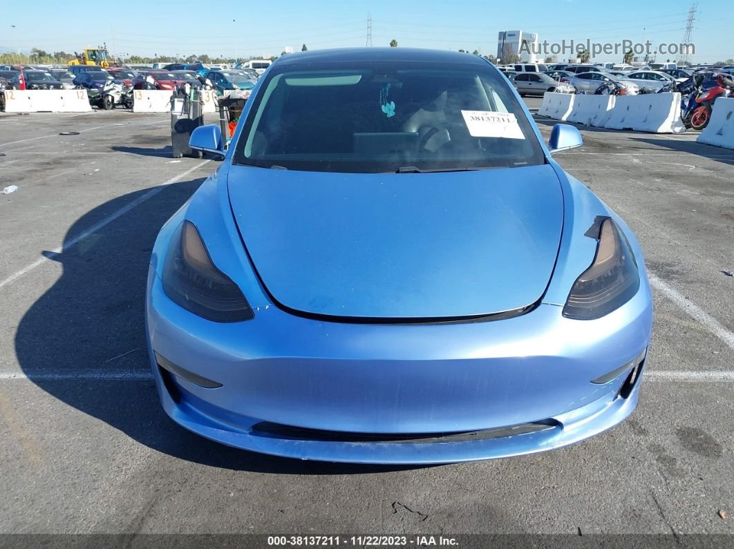 2019 Tesla Model 3 Performance/long Range Blue vin: 5YJ3E1EB2KF231081