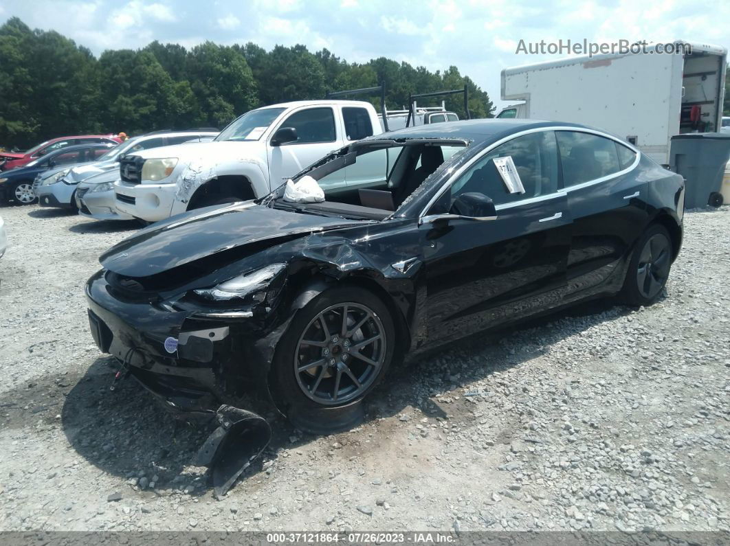 2019 Tesla Model 3 Long Range/performance Black vin: 5YJ3E1EB2KF385063