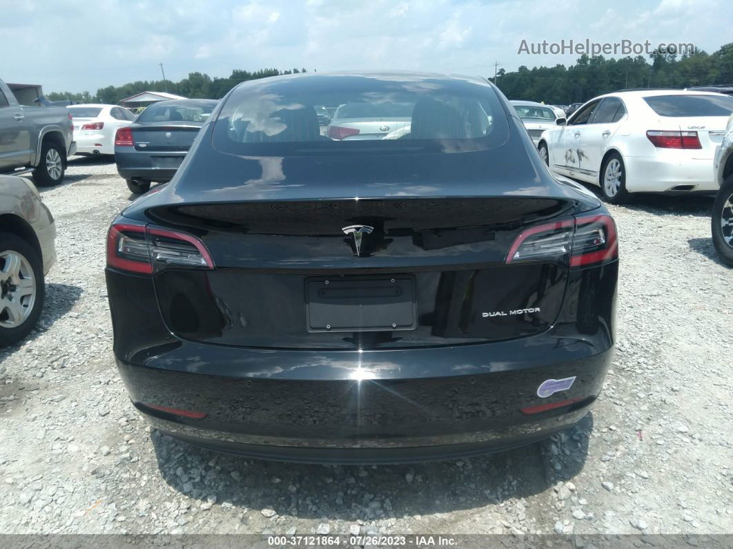 2019 Tesla Model 3 Long Range/performance Black vin: 5YJ3E1EB2KF385063