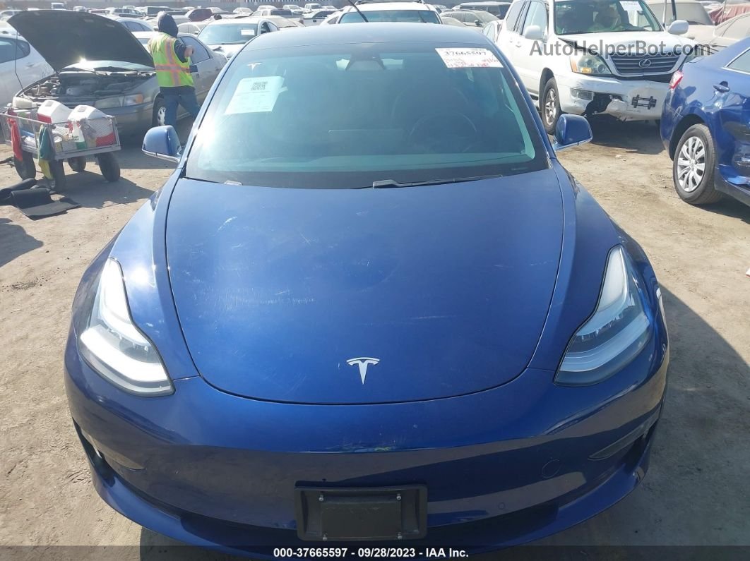 2019 Tesla Model 3 Long Range/performance Синий vin: 5YJ3E1EB2KF387623