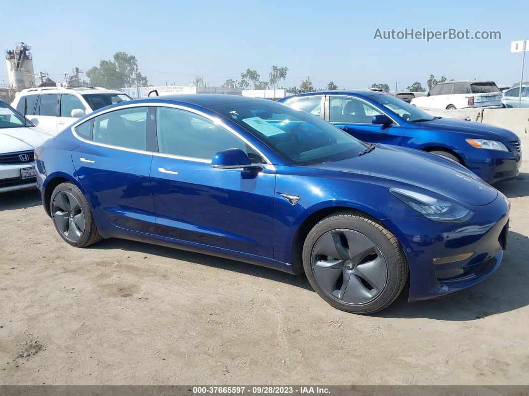 2019 Tesla Model 3 Long Range/performance Синий vin: 5YJ3E1EB2KF387623